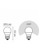GAUSS Упаковка ламп LED E27, шар, 7Вт, 3 шт. [53227t]
