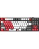 A4TECH Клавиатура Bloody WS87, USB, Bluetooth/Радиоканал, серый + красный