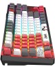 A4TECH Клавиатура Bloody WS87, USB, Bluetooth/Радиоканал, серый + красный