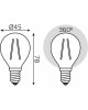 GAUSS Лампа филам. Filament 5Вт цок.:E14 свеча 220B св.свеч.бел.теп. (упак.:10шт) (105801105)