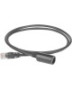 LANMASTER Патч-корд LAN-PCEXT/U5E-3.0-GY UTP RJ-45 мод.-вилка RJ-45 кат.5E 3м серый LSZH