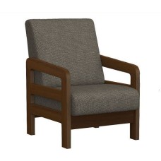 Мягкая мебель ЭЛЕГИЯ Кресло отдыха Вега-34 (SCANDINAVIA BROWN WOOD,SCANDINAVIA BROWN WOOD,Орех (Лак)) (1 кор.)
