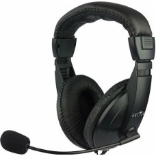 OKLICK Наушники с микрофоном Оклик HS-M137V черный 1.8м мониторные оголовье (614046)