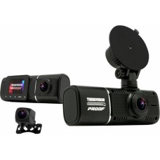 TRENDVISION Видеорегистратор Proof PRO 3CH черный 2Mpix 1080x1920 1080p 160гр. GPS AC5701A