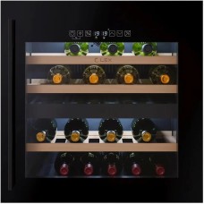 LEX Винный шкаф LWD6036BL dual zone S, вместимость: 36 бутылок, 85л, 59.5см, черный