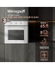 WEISSGAUFF Духовой шкаф EOM 208 PDW Steam Clean, белый