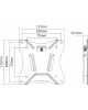 Кронштейн ULTRAMOUNTS UM810F для 13
