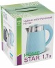 Чайник электрическикй HOMESTAR HS-1021 (1,7 л) голубой