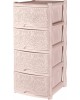 Комод KEEPLEX KL377112005 Комод Fiori четырехсекционный 50х41,5х55,5см бежевый топаз