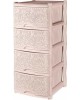Комод KEEPLEX KL377112005 Комод Fiori четырехсекционный 50х41,5х55,5см бежевый топаз