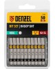 Набор бит DENZEL Набор бит HEX 6х50, сталь S2, шестигранный профиль, 10 шт. 11664