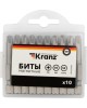 Бита KRANZ (KR-92-0420) Бита PZ3х50 мм для шуруповерта (упак. 10 шт.)