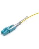 LANMASTER Патч-корд LAN-2LC-2LC/OM4-2.0 2x50/125 OM4 LC дуплекс-LC дуплекс 2м LSZH розовый