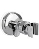 Кронштейн для лейки GFMARK 10181 Кронштейн для душевой лейки, пластиковый, на присоске, ПОВОРОТНЫЙ, хромированный.