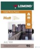 LOMOND 0102001 Матовая бумага 1х A4, 90г/м2, 100 листов