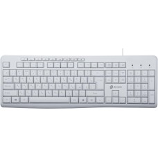OKLICK Клавиатура Оклик 305M белый USB Multimedia (1875227)