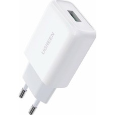 UGREEN Зарядное устройство CD122 (10133) USB-A QC 3.0 18W Fast Charger EU. Цвет: белый