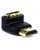 Кабель, переходник SMARTBUY A111 адаптер HDMI M-F угловой разъем