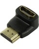 Кабель, переходник SMARTBUY A111 адаптер HDMI M-F угловой разъем
