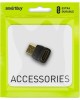 Кабель, переходник SMARTBUY A111 адаптер HDMI M-F угловой разъем