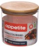 Емкость для хранения APPETITE BM2012-1R Studio стекл круг бамб/кр 1000мл