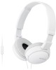 Наушники SONY MDR-ZX110AP белый