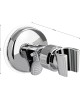 Кронштейн для лейки GFMARK 10181 Кронштейн для душевой лейки, пластиковый, на присоске, ПОВОРОТНЫЙ, хромированный.