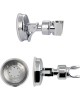 Кронштейн для лейки GFMARK 10181 Кронштейн для душевой лейки, пластиковый, на присоске, ПОВОРОТНЫЙ, хромированный.