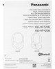 PANASONIC Наушники RB-HF520BE-K, Bluetooth, накладные, черный