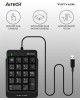 A4TECH Числовой блок Fstyler FK13P, USB, без русского алфавита, черный [fk13p black]