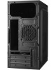 GINZZU Корпус MiniTower B400, mATX, 2xUSB 2.0, черный,без БП, без вентиляторов ( B400)