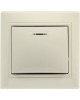 выключатель SMARTBUY (SBE-01i-10-SW1-1-c) Венера, 1-клавишный, бежевый
