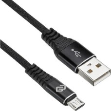 DIGMA Кабель MICROUSB-1.2M-BRAIDED-BLK USB (m)-micro USB (m) 1.2м черный
