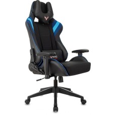 Кресло компьютерное игровое ZOMBIE Кресло игровое VIKING 4 AERO черный/синий ткань/эко.кожа с подголов. крестов. пластик