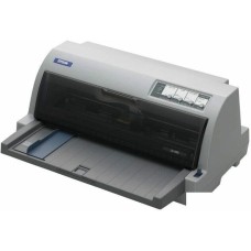EPSON Принтер матричный LQ-690 Flatbed черно-белая печать, цвет серый [c11cj82402/c11ca13041/3051]