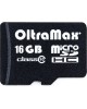 Карта памяти OLTRAMAX MicroSDHC 16GB Class10 + адаптер SD [OM016GCSDHC10-AD]