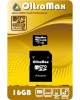 Карта памяти OLTRAMAX MicroSDHC 16GB Class10 + адаптер SD [OM016GCSDHC10-AD]