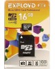 Карта памяти OLTRAMAX MicroSDHC 16GB Class10 + адаптер SD [OM016GCSDHC10-AD]