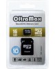 Карта памяти OLTRAMAX MicroSDHC 16GB Class10 + адаптер SD [OM016GCSDHC10-AD]