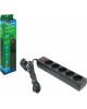 Фильтр сетевой DEFENDER (99485) ES сет.фильтр 5роз - 3м - (пакет) черный