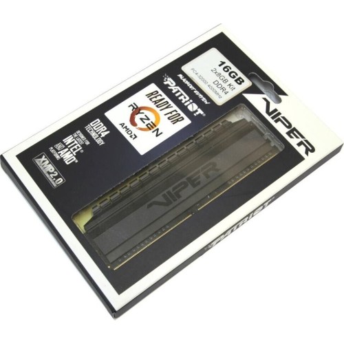 Модуль памяти PATRIOT Viper 4 Blackout PVB416G320C6K DDR4 - 2x 8ГБ 3200, DIMM, Ret Модуль памяти PATRIOT Viper 4 Blackout PVB416G320C6K DDR4 - 2x 8ГБ 3200, DIMM, Ret