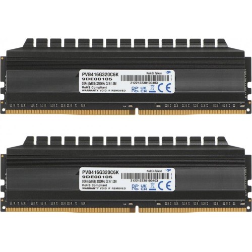 Модуль памяти PATRIOT Viper 4 Blackout PVB416G320C6K DDR4 - 2x 8ГБ 3200, DIMM, Ret Модуль памяти PATRIOT Viper 4 Blackout PVB416G320C6K DDR4 - 2x 8ГБ 3200, DIMM, Ret