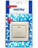 выключатель SMARTBUY (SBE-01i-10-SW1-1-c) Венера, 1-клавишный, бежевый