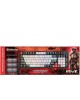 Клавиатура DEFENDER (45418) Hawk GK-418 RU радужный/красный