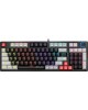 Клавиатура DEFENDER (45418) Hawk GK-418 RU радужный/красный