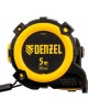 Рулетка DENZEL Рулетка 5м х 25мм, автоматич. фиксац., нейлон. покрытие, магнит. зацеп, двухстор. разметка 31522