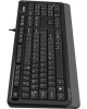 A4TECH Клавиатура Fstyler FKS10, USB, черный серый [fks10 grey]