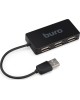 BURO Разветвитель USB 2.0 BU-HUB4-U2.0-Slim 4порт. черный