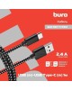 BURO Кабель Braided BHP RET TYPEC1 USB (m)-USB Type-C (m) 1м