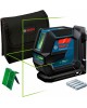 BOSCH Нивелир лазерн. GLL 2-15 G + LB 10 2кл.лаз. 540нм цв.луч. зеленый 2луч. (0601063W00)